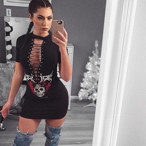 Fashion Nova Dresses & Skirts - Rising Like Smoke Dress - Black